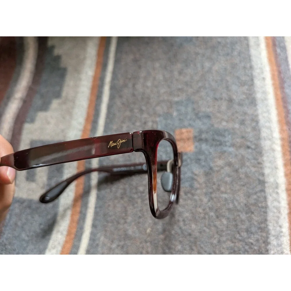 Maui Jim Japan HANA BAY MJ434-07 51-20-146 Burgundy Sunglasses Frame